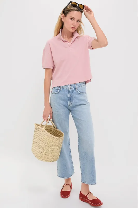 Pink Pique Holmes Boyfriend Polo sold by Tuckernuck