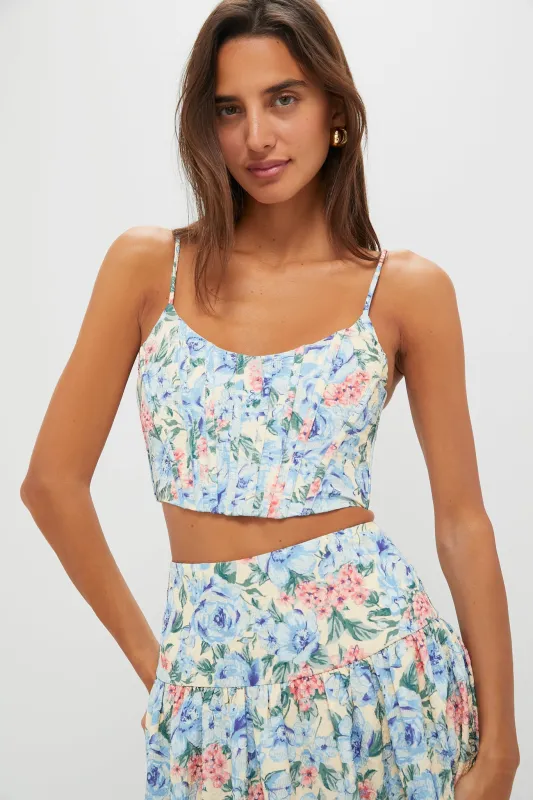 Blue Multi Tank Top sold by Tuckernuck