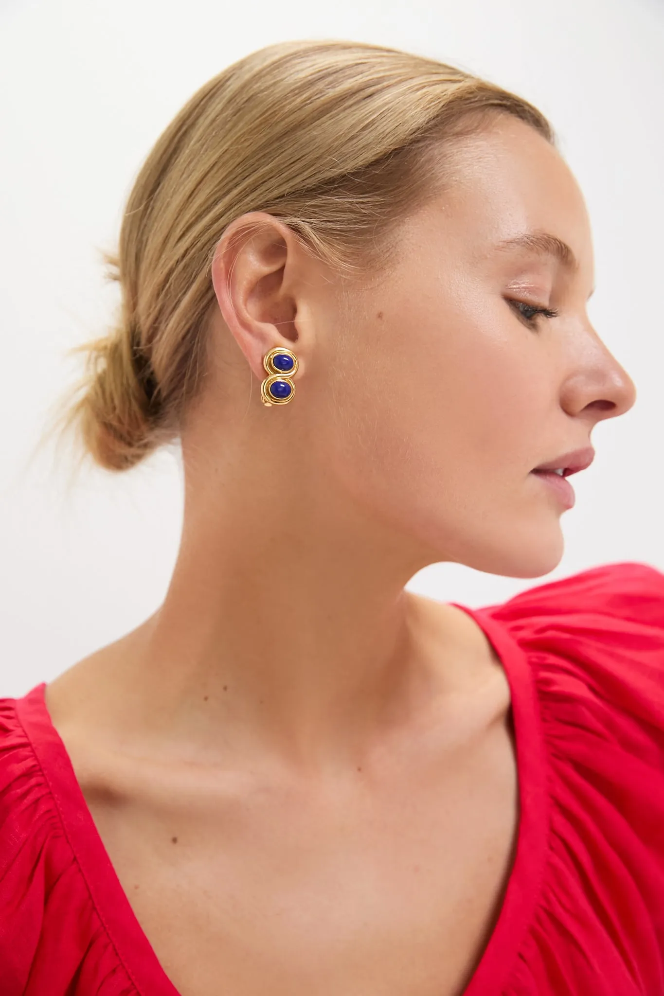 Lapis Light Earrings sold by Tuckernuck product image thumbnail 2