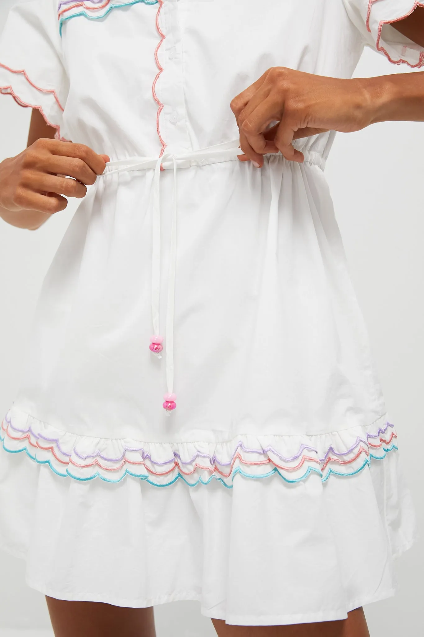 White Julie Dress sold by Tuckernuck product image thumbnail 5