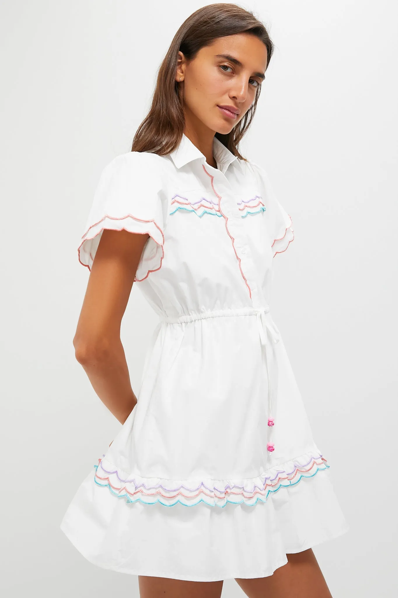 White Julie Dress sold by Tuckernuck product image thumbnail 3