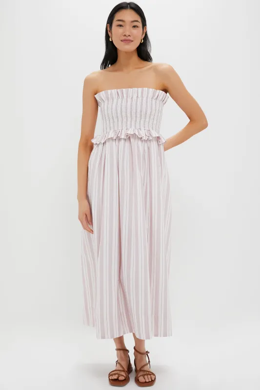 Vintage Stripe Coby Strapless Dress sold by Tuckernuck