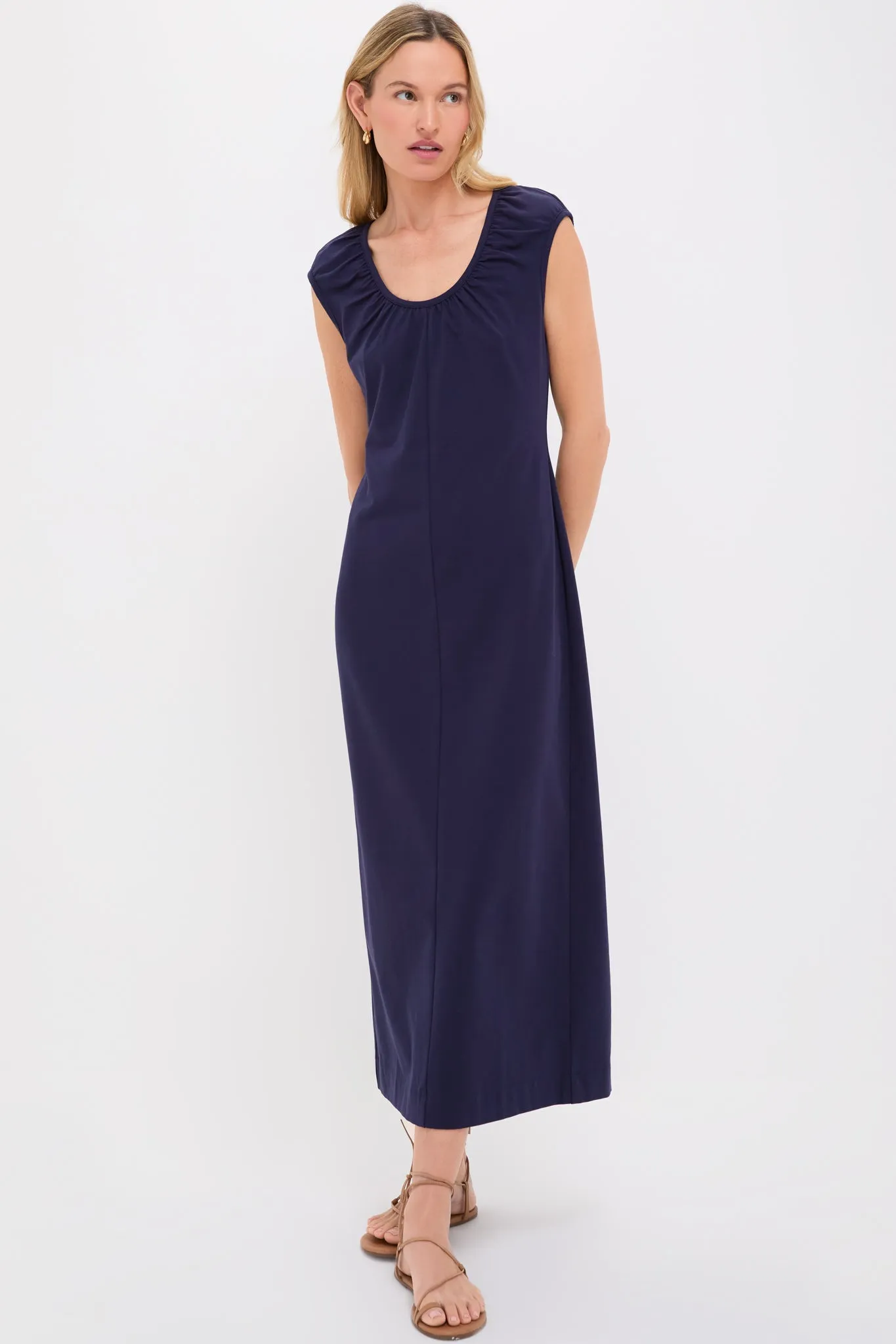 Navy Paula Knit Dress sold by Tuckernuck