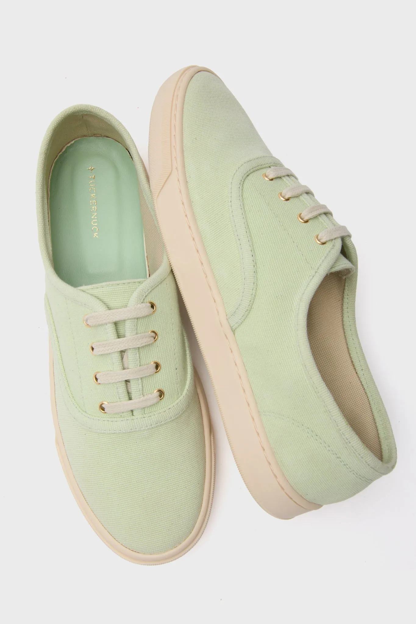 Pistachio Canvas Bea Sneakers sold by Tuckernuck product image thumbnail 5