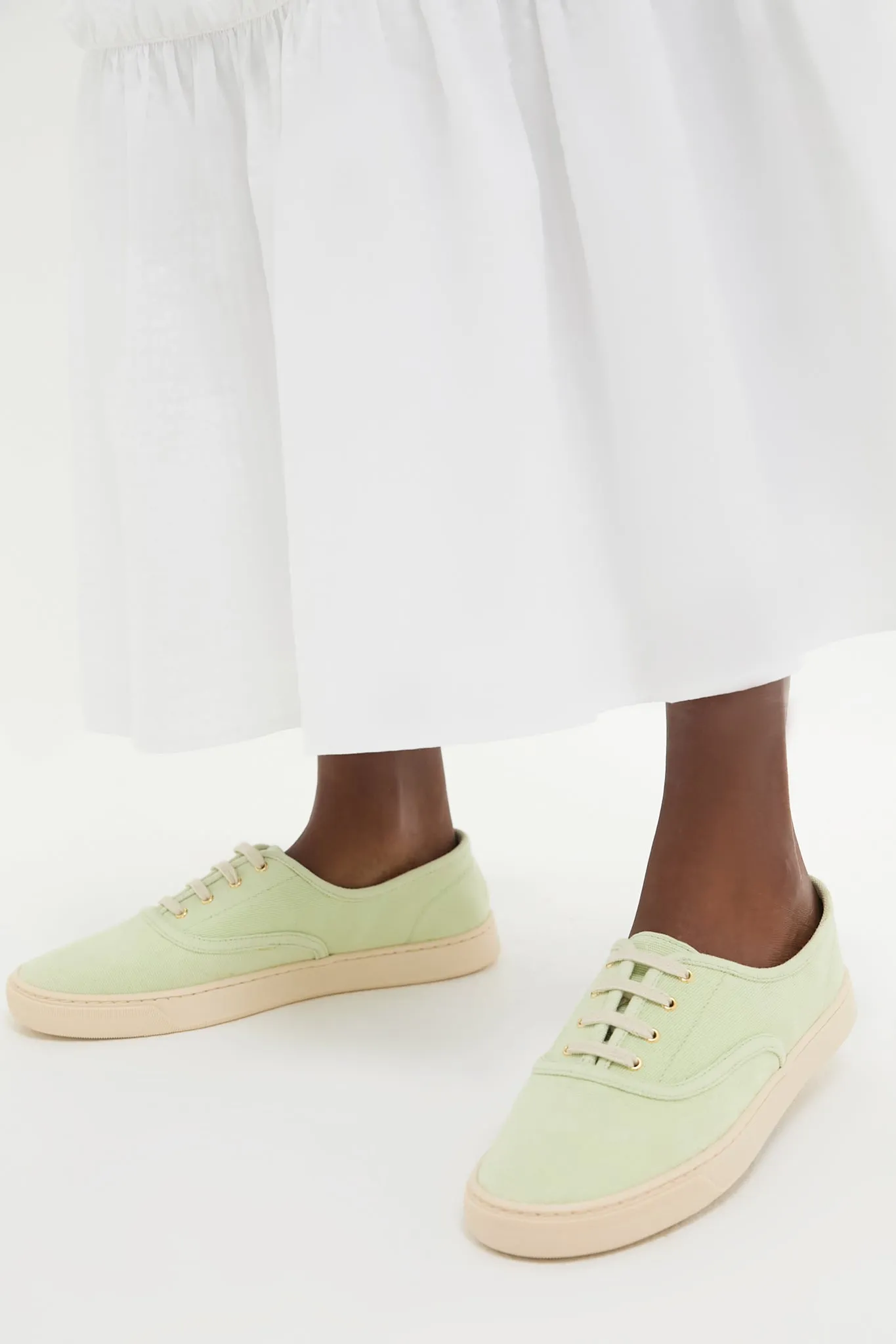 Pistachio Canvas Bea Sneakers sold by Tuckernuck product image thumbnail 2