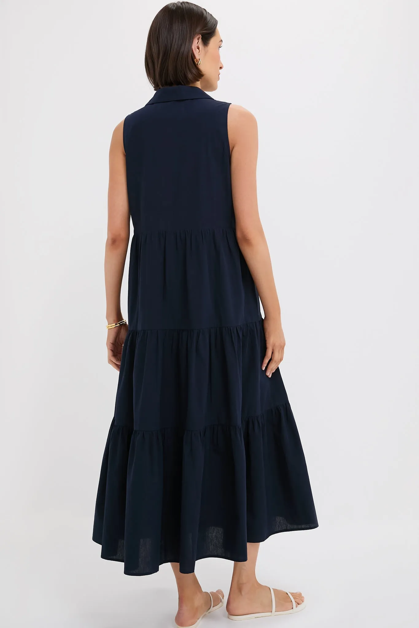 Navy Sleeveless Mabel Maxi Dress sold by Tuckernuck product image thumbnail 4