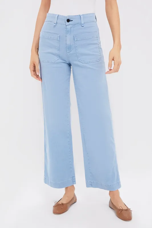 Washed Blue Sailor Pant sold by Tuckernuck