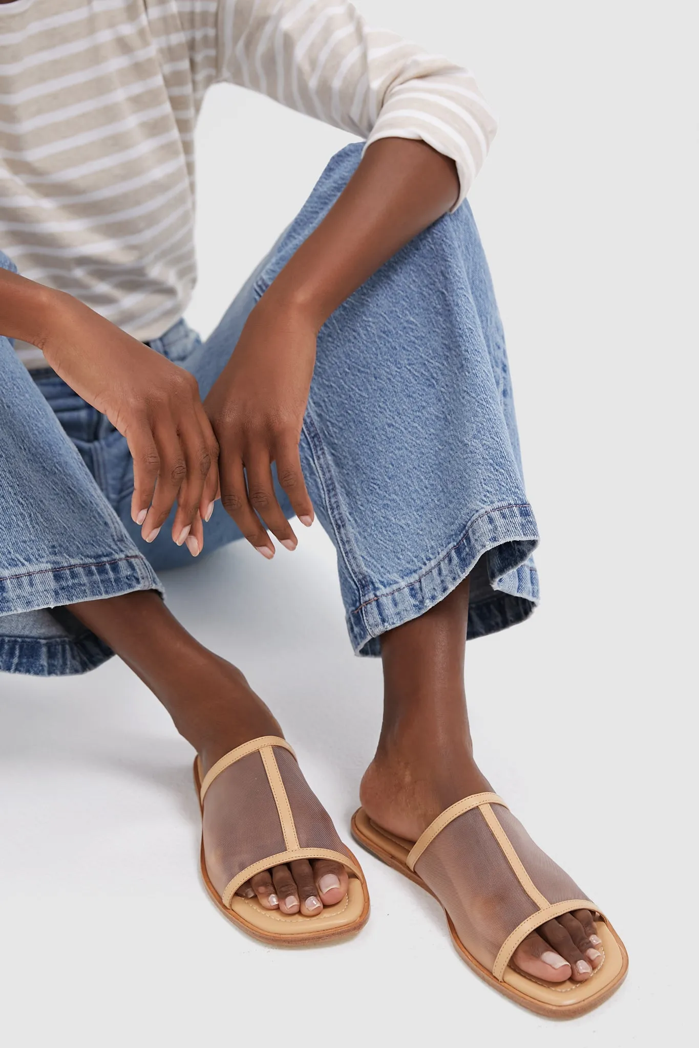 Porcini Mushroom Mesh Alessandra Sandal sold by Tuckernuck product image thumbnail 2