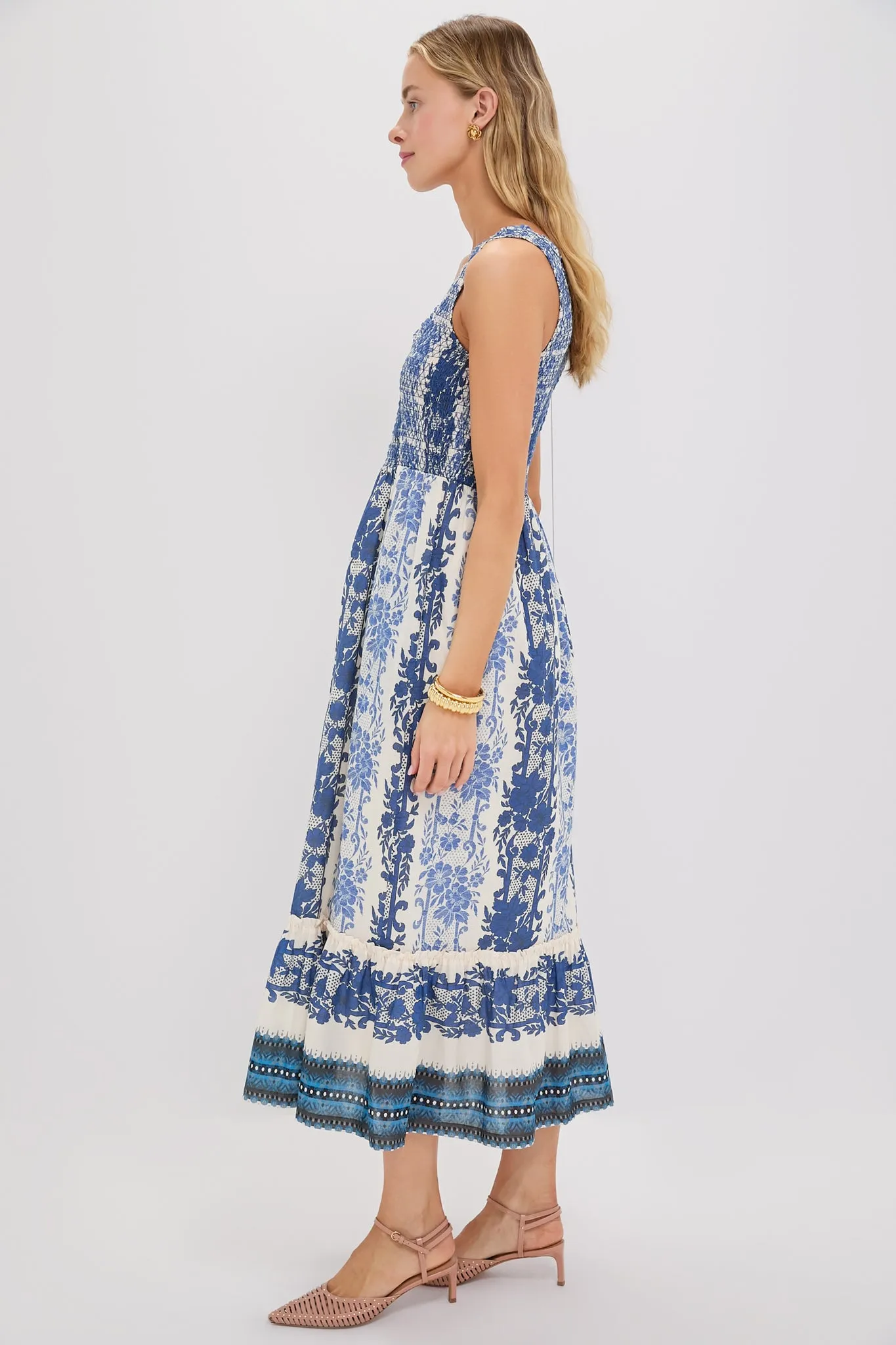 Bondi Blues Cotton Voile Mallie Dress sold by Tuckernuck product image thumbnail 3