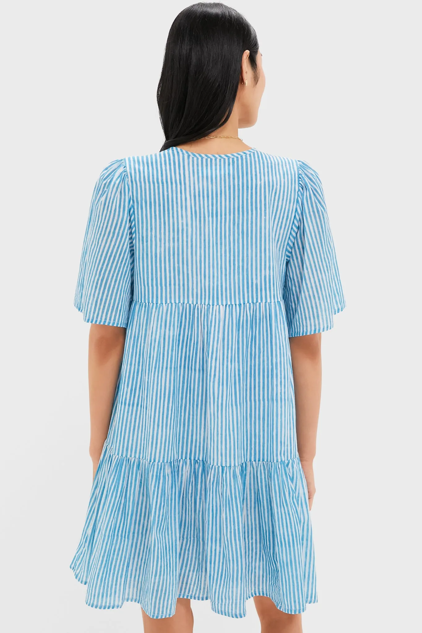 Sunday Stripe Bluesy Organic Isla Dress sold by Tuckernuck product image thumbnail 5