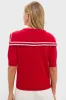 Red and Ivory Cashmere Sailor Sweater sold by Tuckernuck