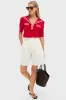 Red and Ivory Cashmere Sailor Sweater sold by Tuckernuck