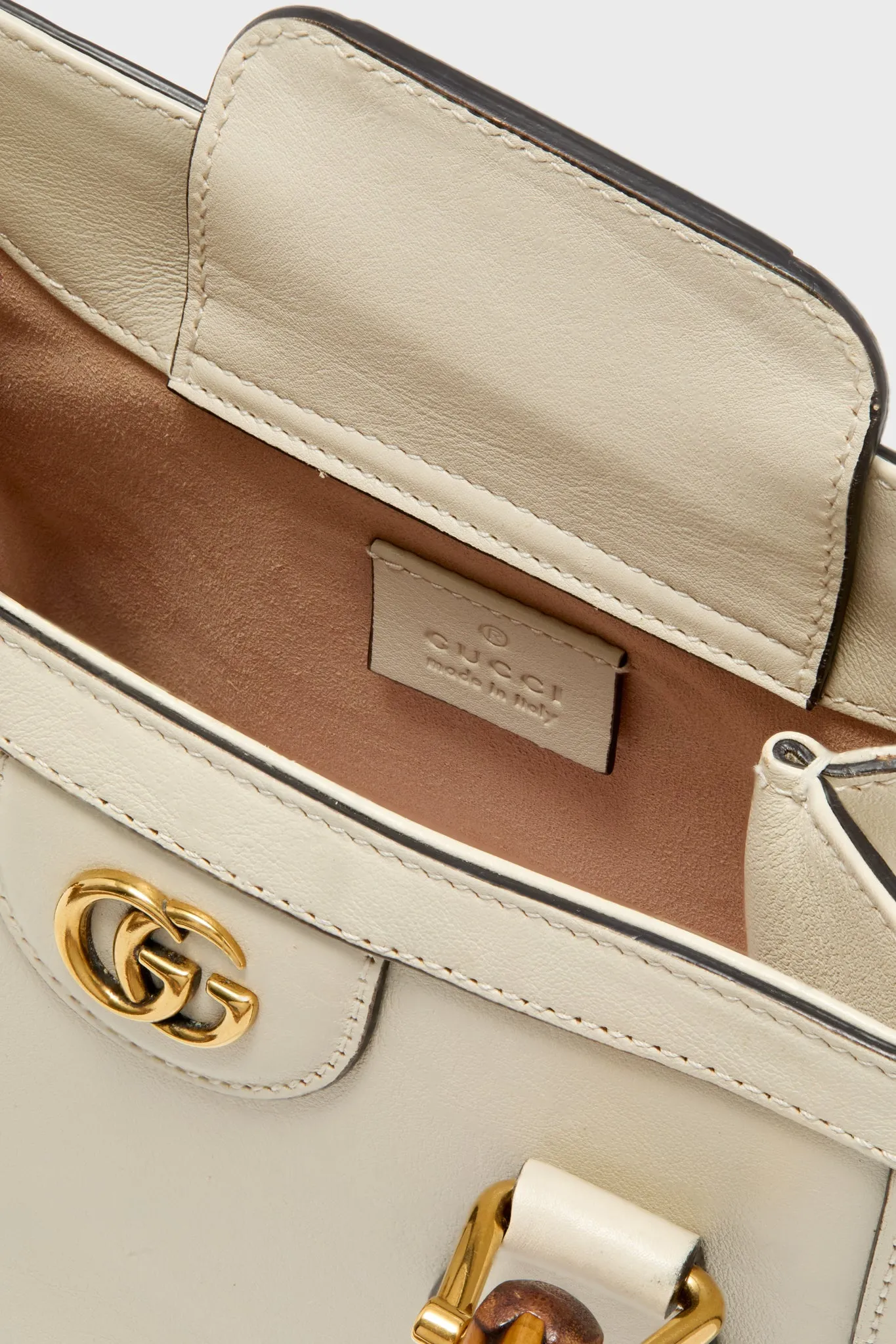 Gucci Ivory Diana Bamboo Handle Mini Tote sold by Tuckernuck product image thumbnail 5