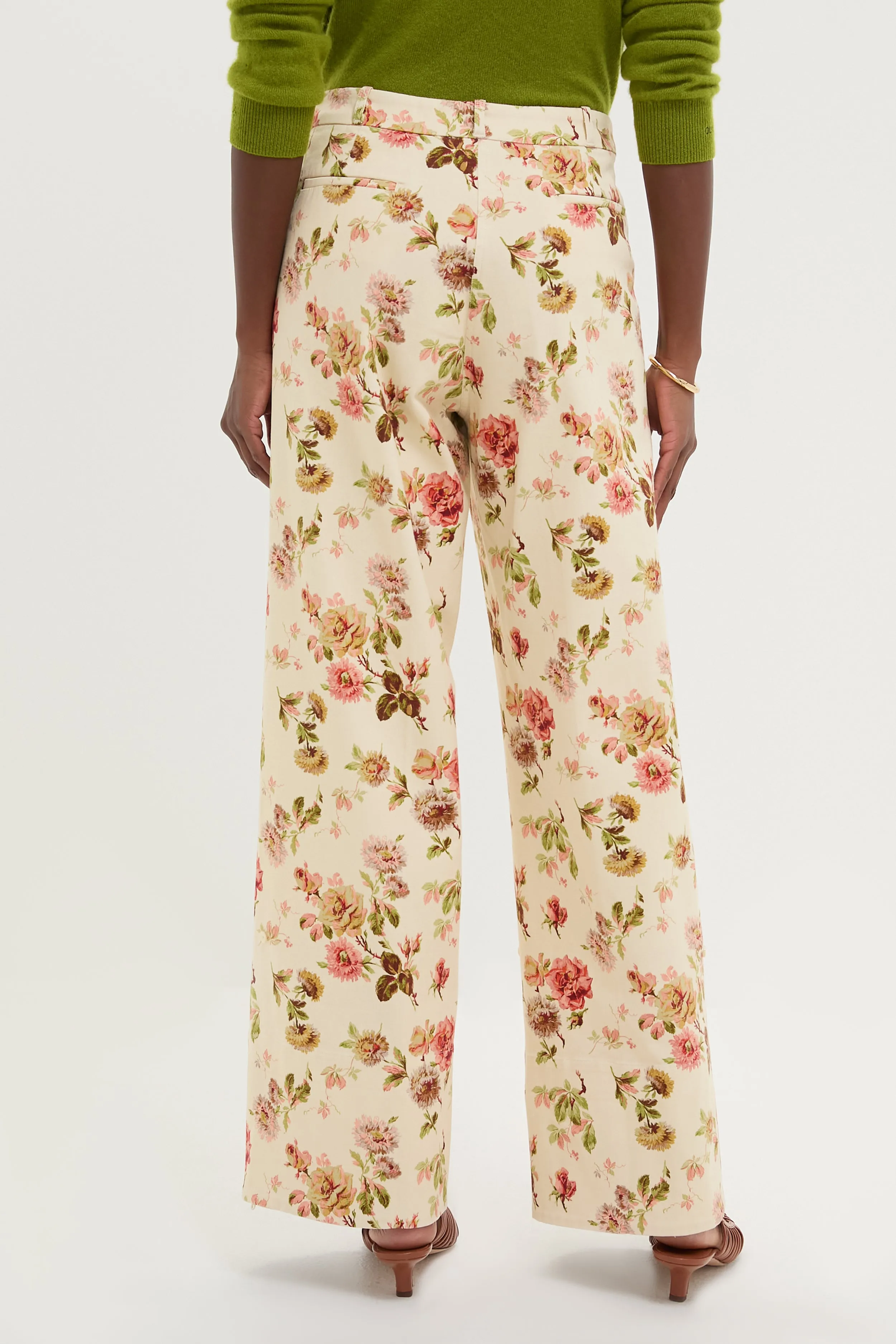 Romantic Floral Twill Florence Pants sold by Tuckernuck product image thumbnail 4