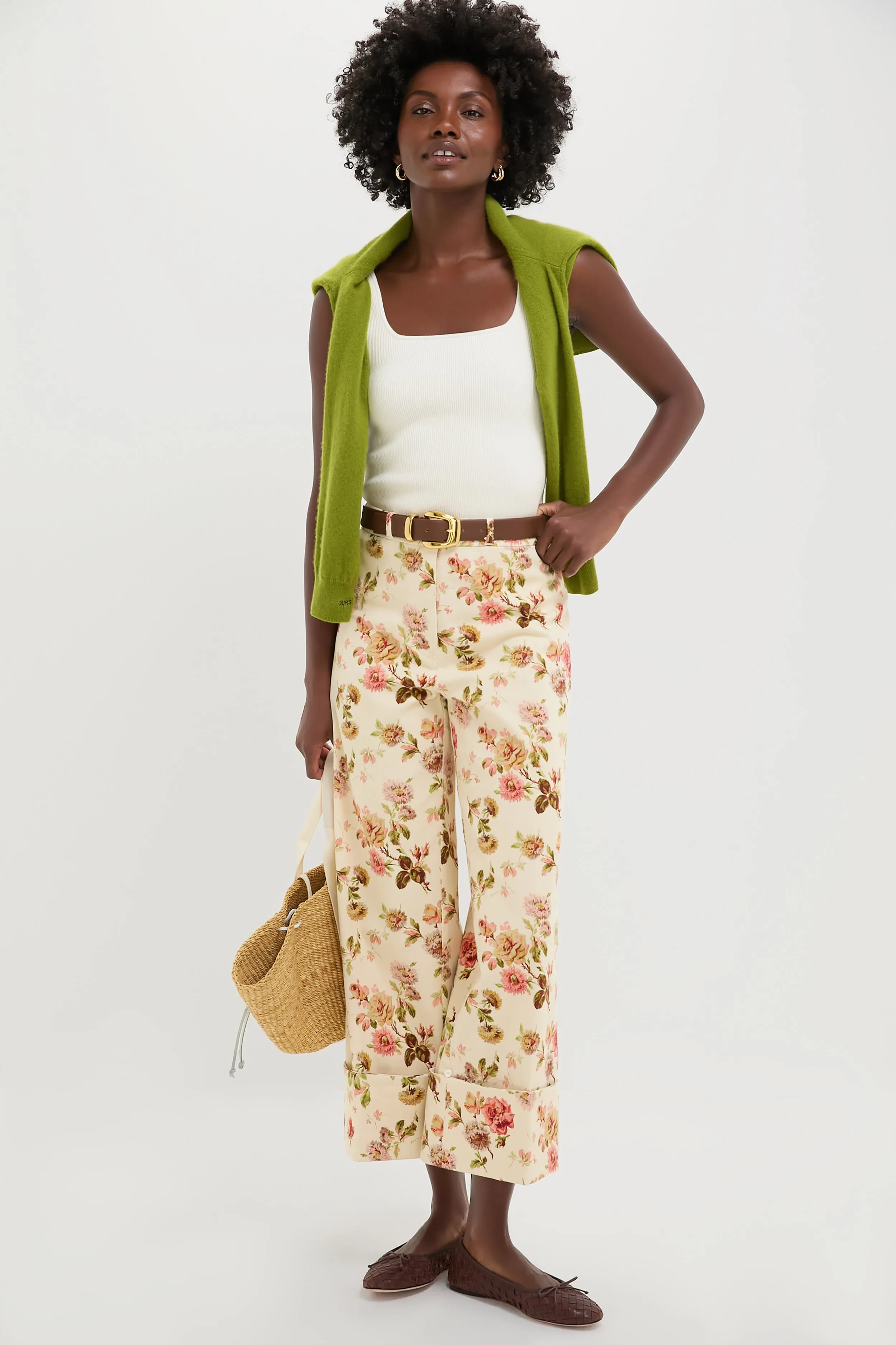 Romantic Floral Twill Florence Pants sold by Tuckernuck product image thumbnail 5