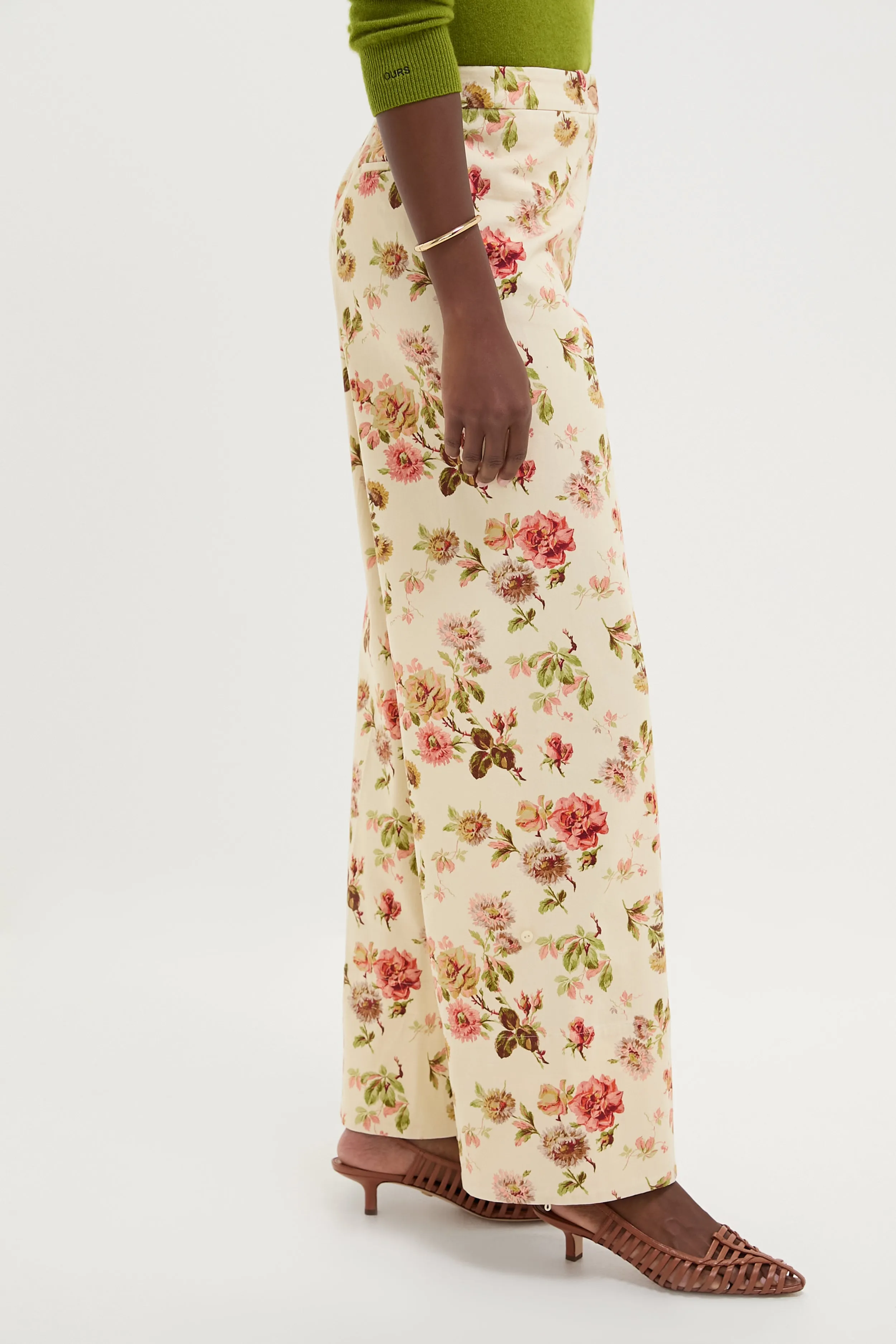 Romantic Floral Twill Florence Pants sold by Tuckernuck product image thumbnail 3