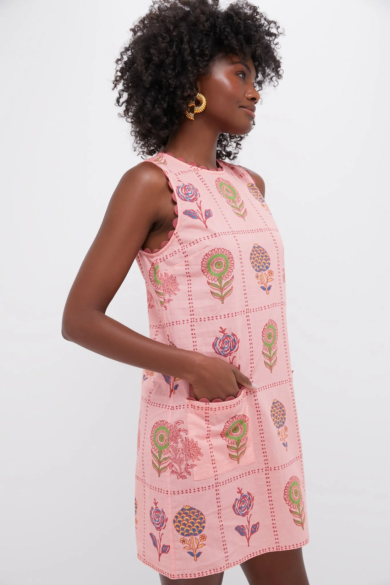 Multi Wynn Mini Dress sold by Tuckernuck product image thumbnail 3