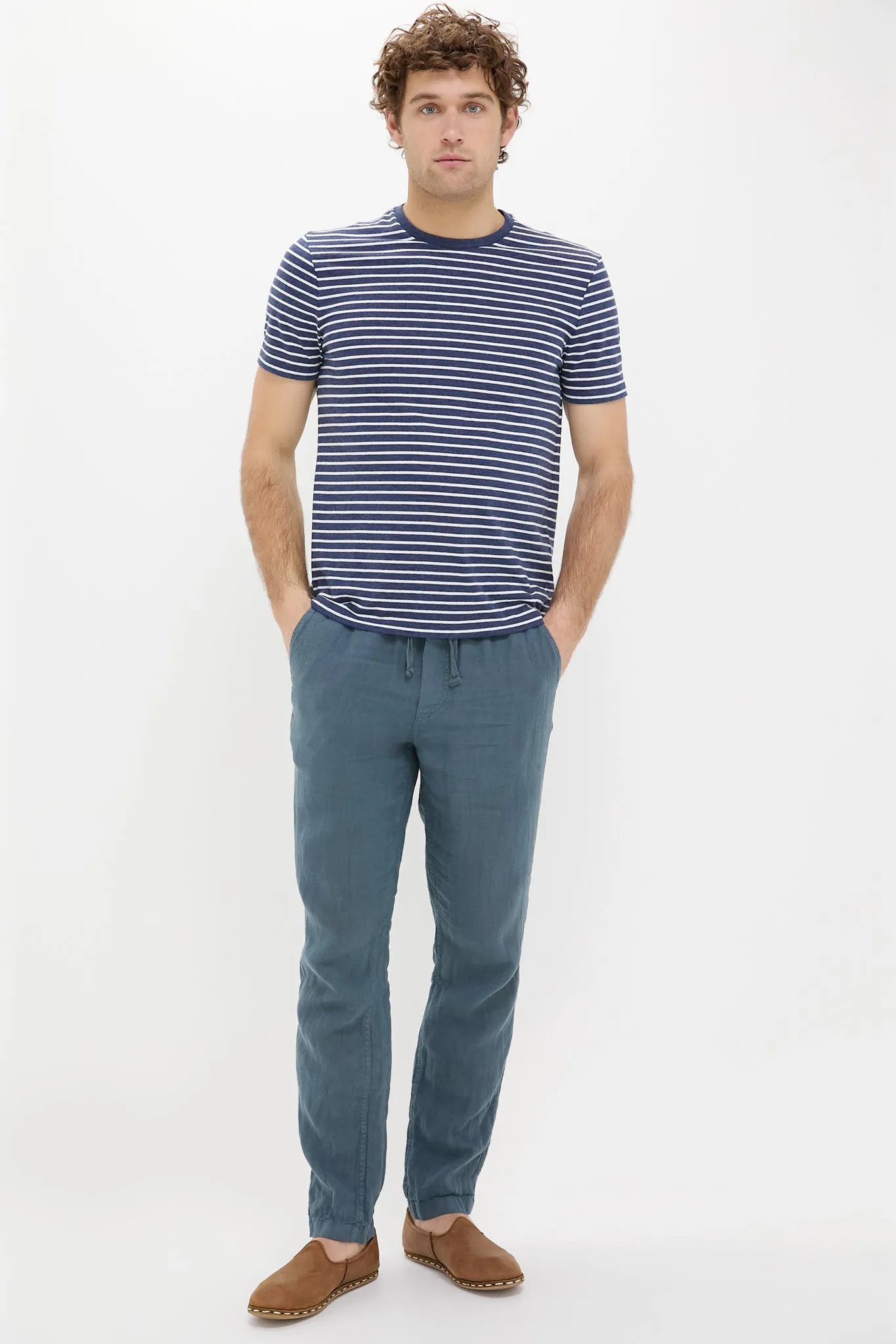 Navy Sailing Stripe Kismet Tee sold by Tuckernuck product image thumbnail 2