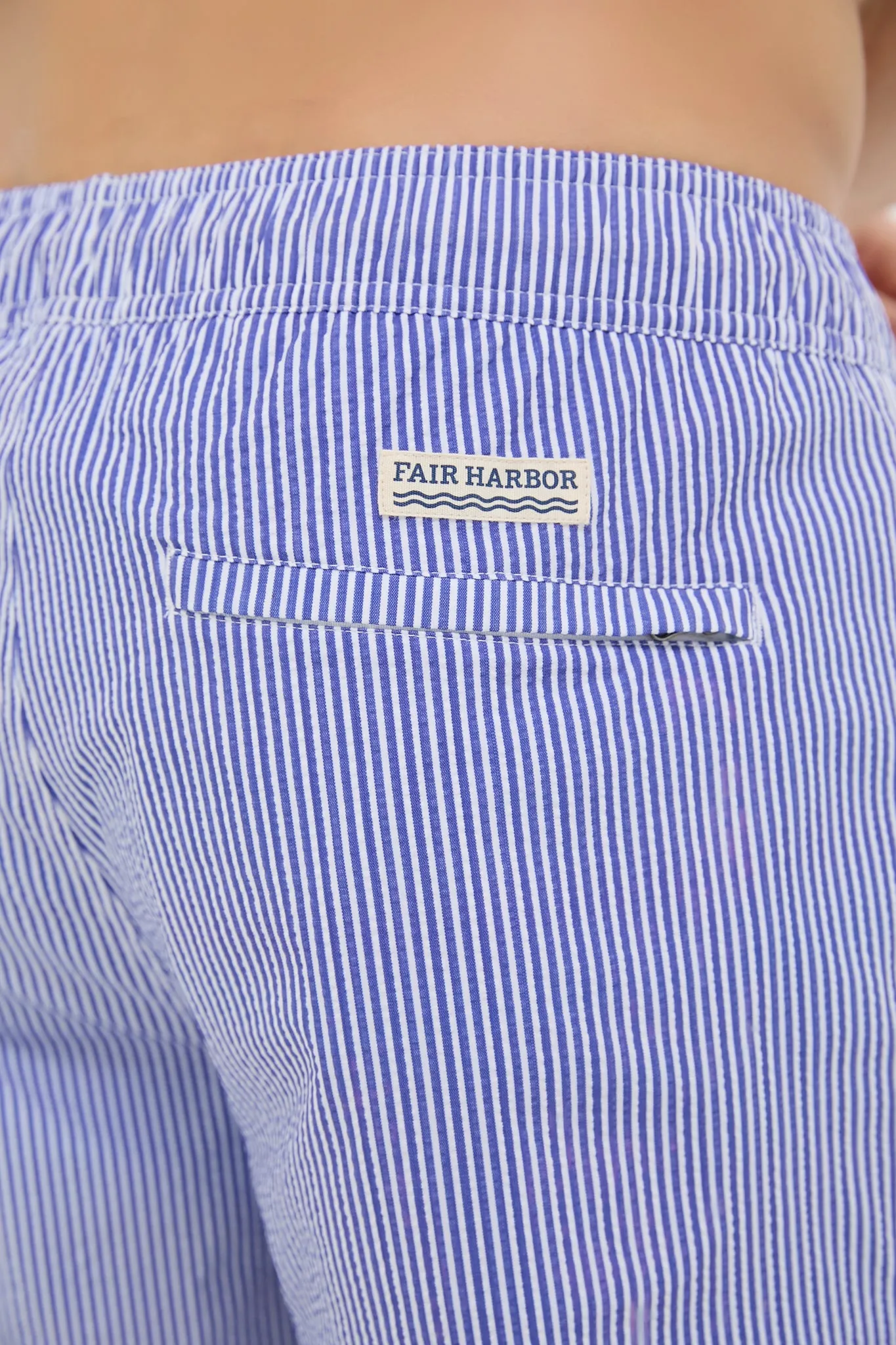 Sky Blue Seersucker Bayberry Trunks sold by Tuckernuck product image thumbnail 5