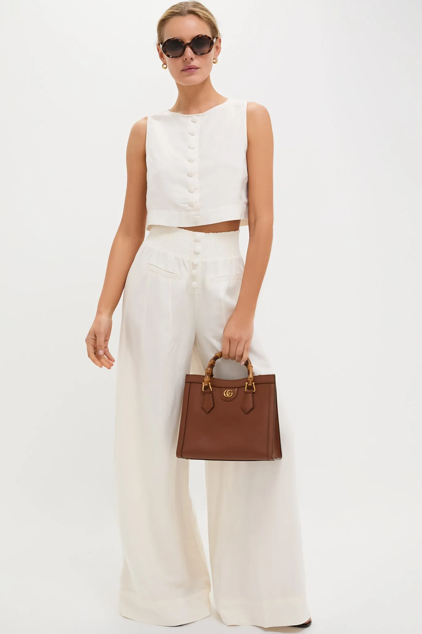 Gucci Brown Diana Bamboo Handle Tote sold by Tuckernuck product image thumbnail 3