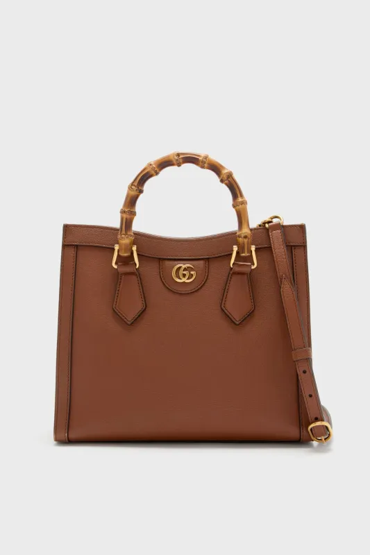 Gucci Brown Diana Bamboo Handle Tote sold by Tuckernuck