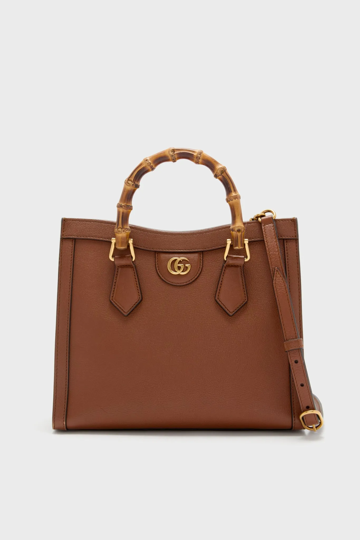 Gucci Brown Diana Bamboo Handle Tote sold by Tuckernuck