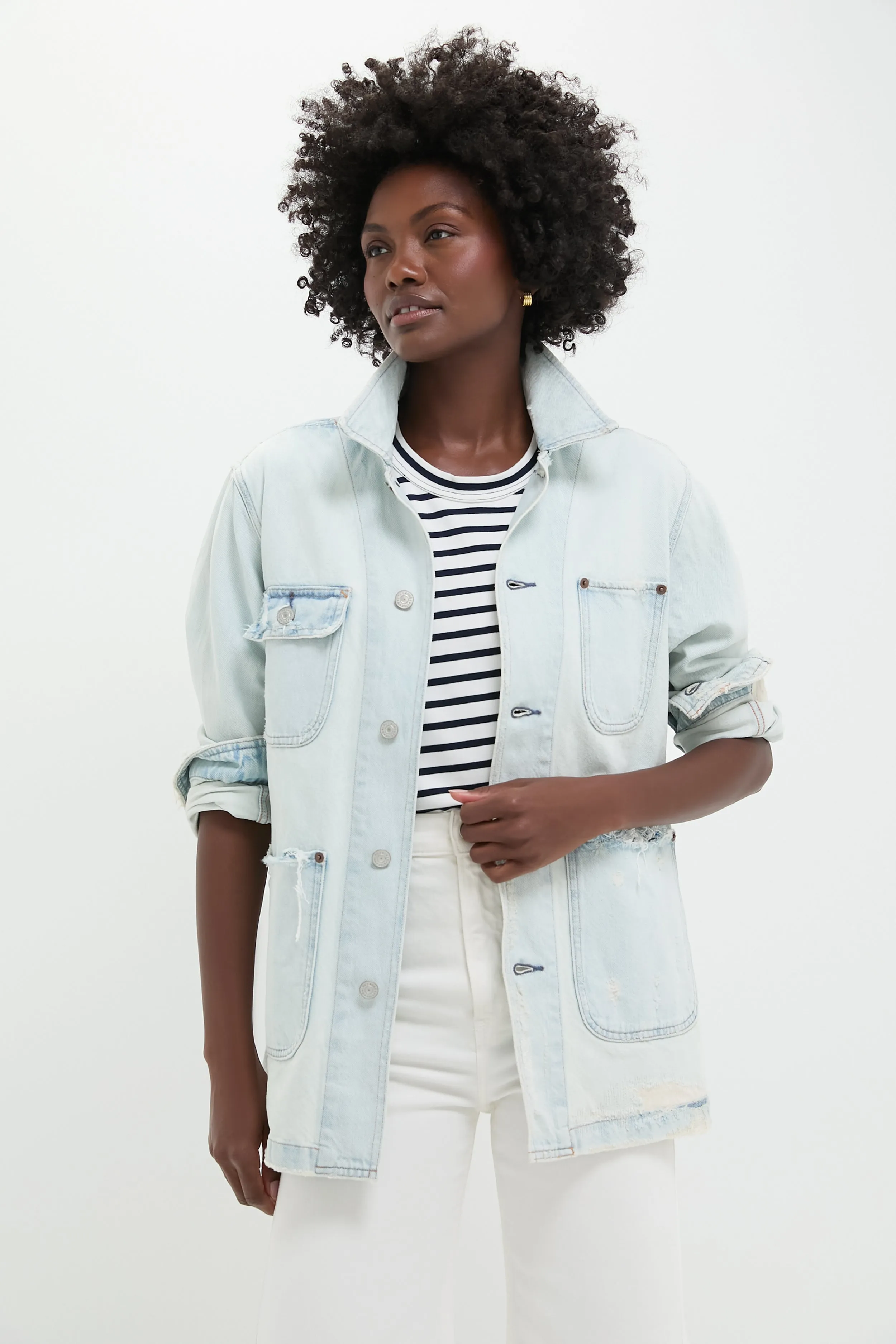 Motta Wash Denim Field Jacket sold by Tuckernuck