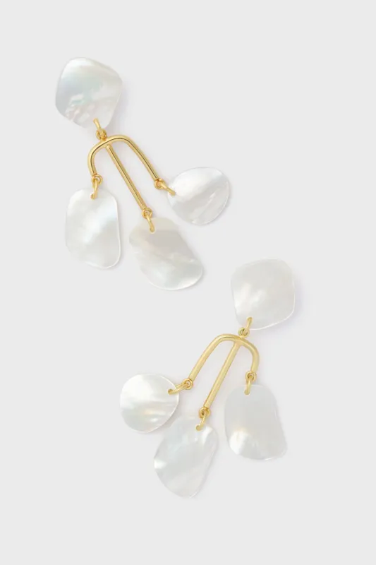 Mother of Pearl Gabriella Earrings sold by Tuckernuck