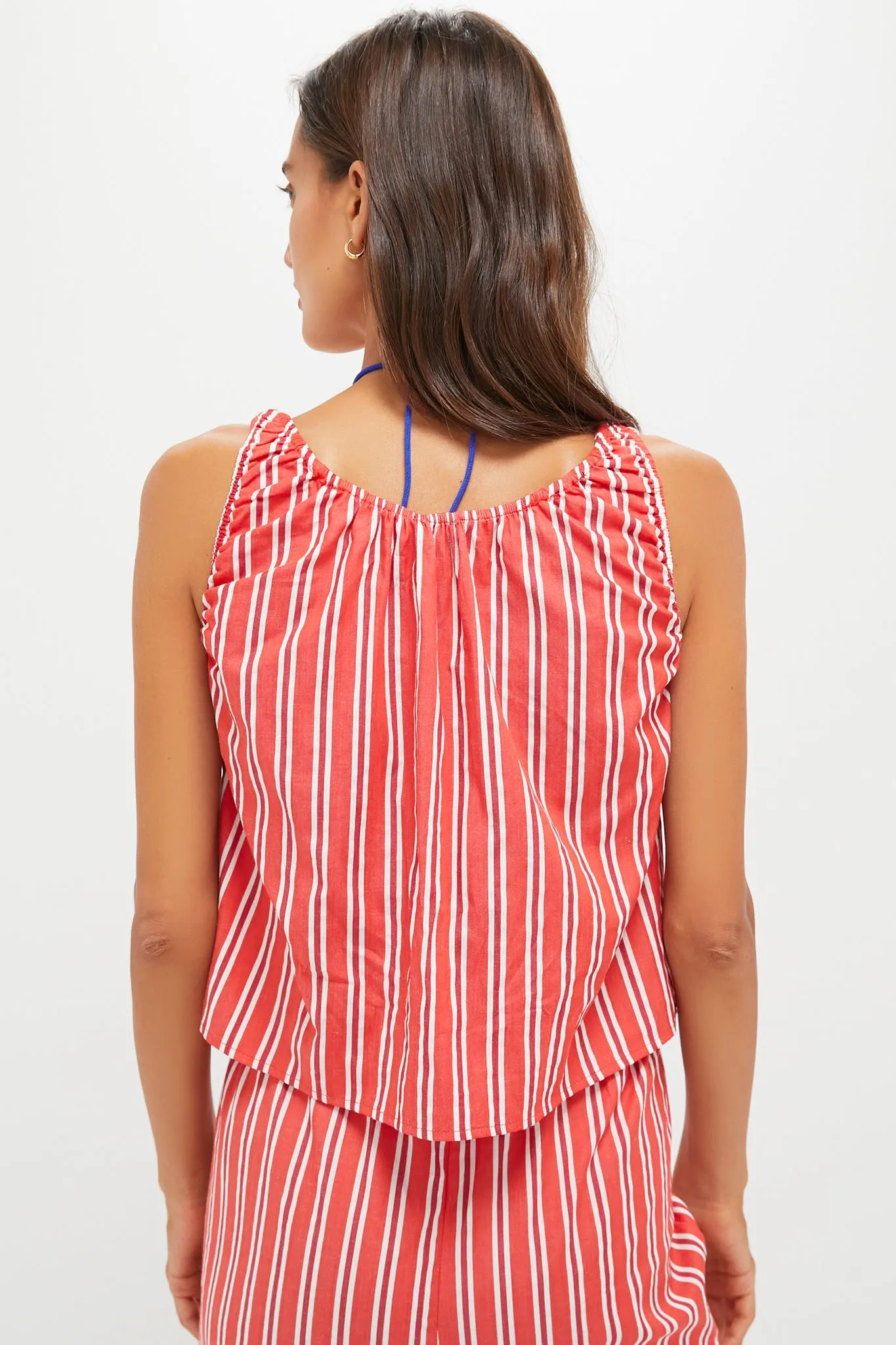 Vibrant Red Stripe Scoop Neck Cami sold by Tuckernuck product image thumbnail 4
