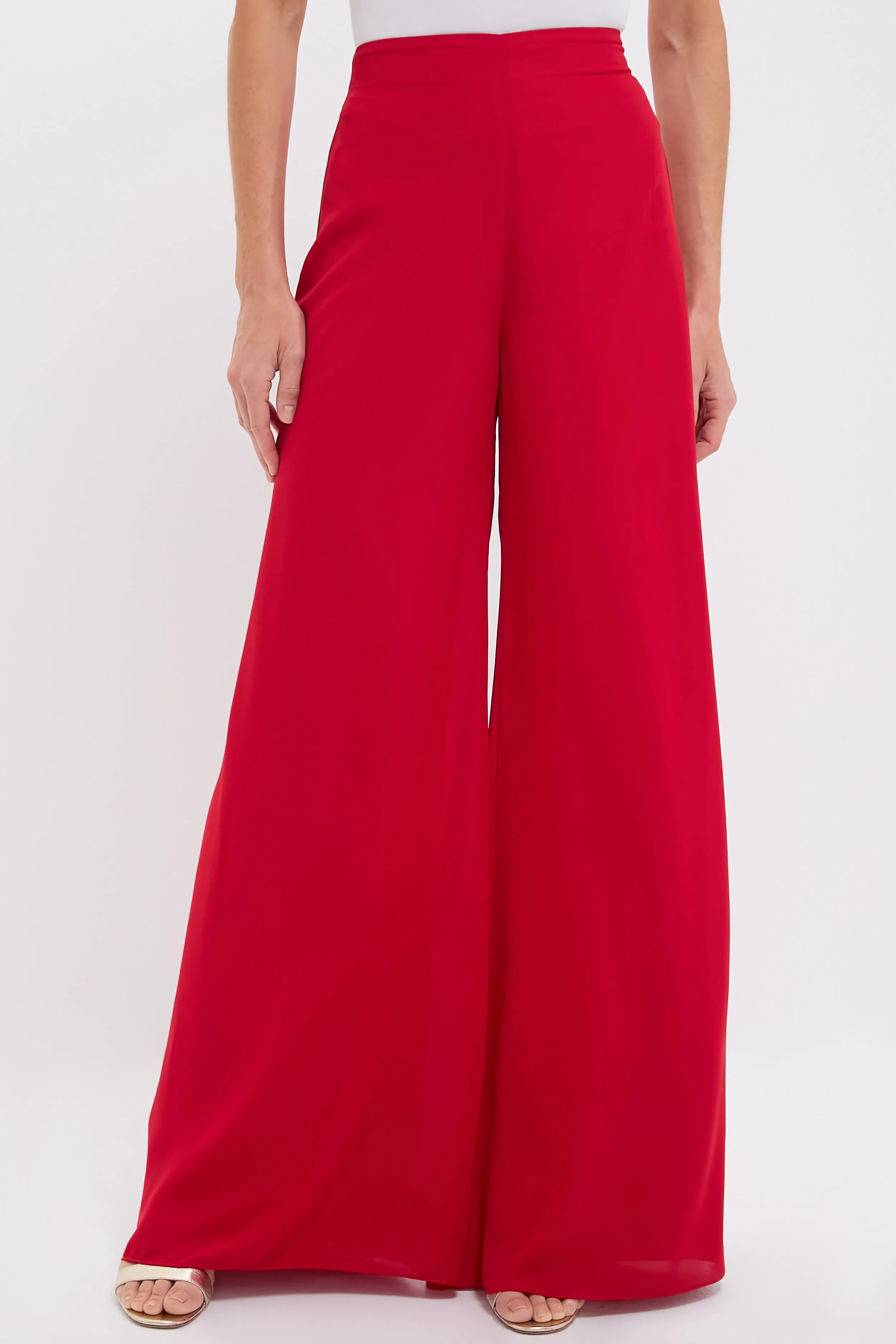 Coral Red Kali Pants sold by Tuckernuck