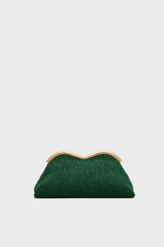 Leaf Baci Clutch made by Mansur Gavriel
