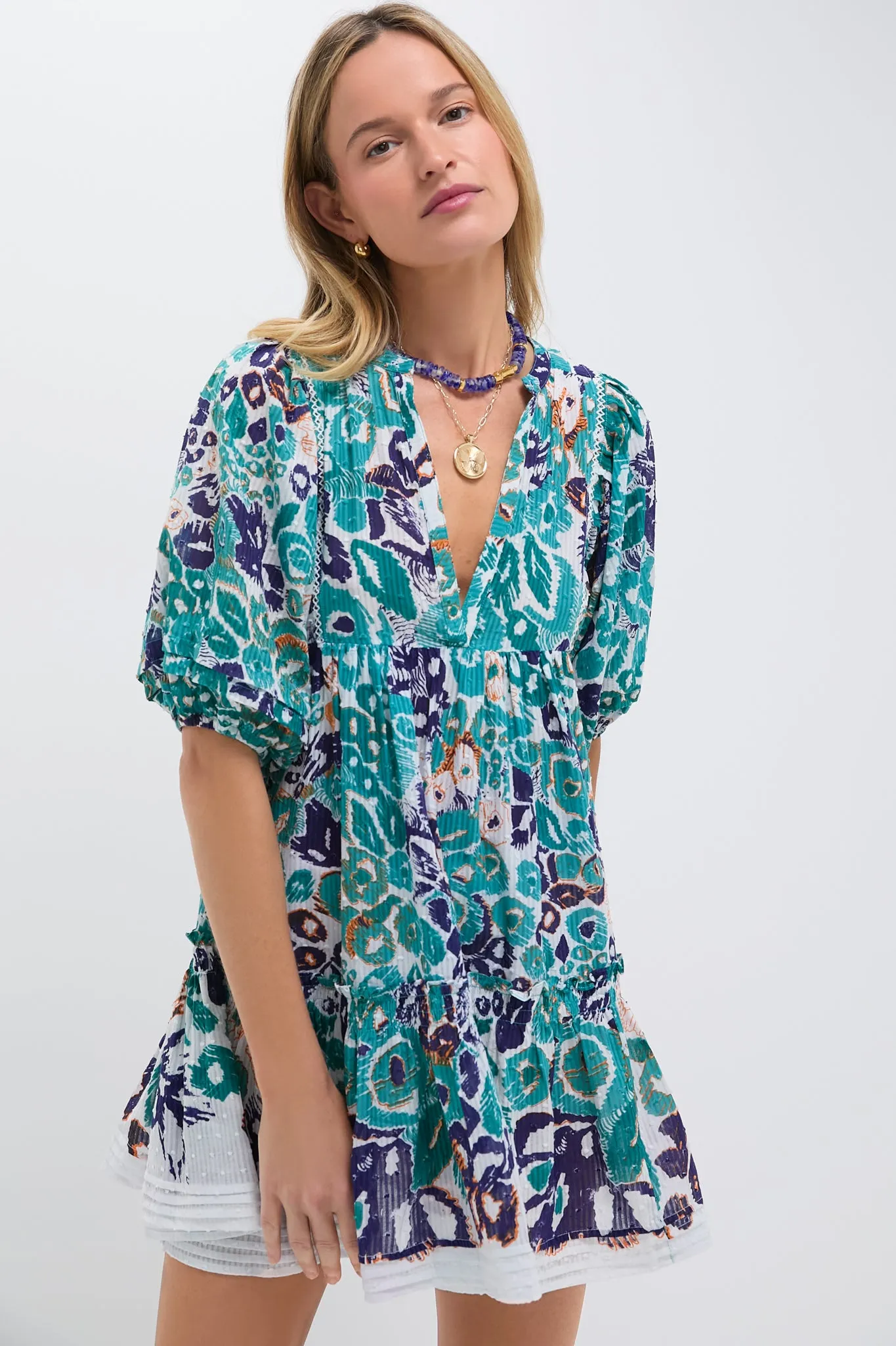 Blue Pencilleo Aria Mini Dress sold by Tuckernuck