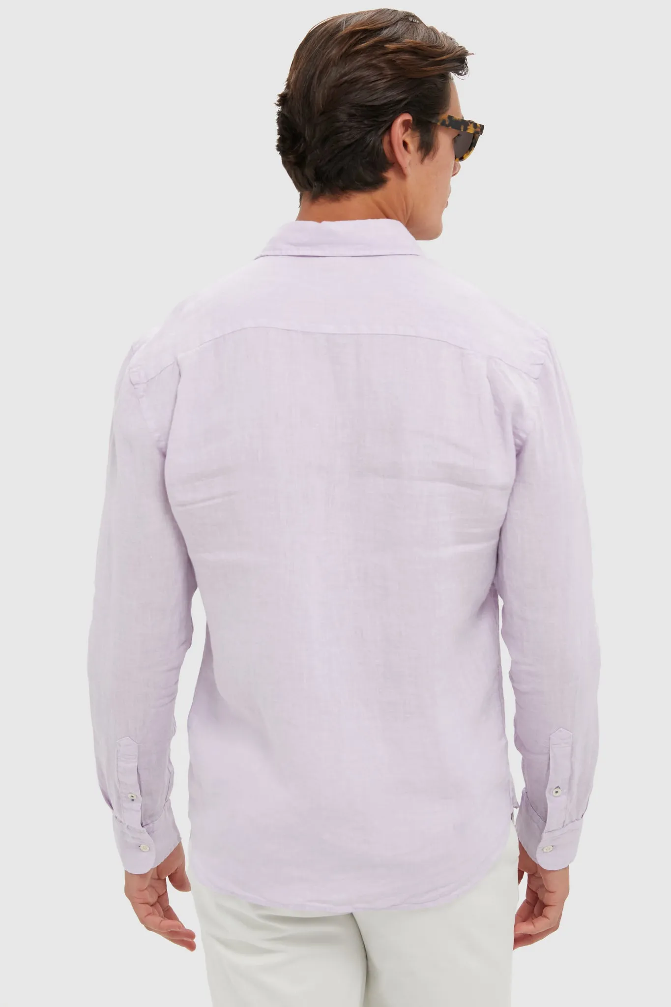 Wisteria Laguna Linen Shirt sold by Tuckernuck product image thumbnail 4
