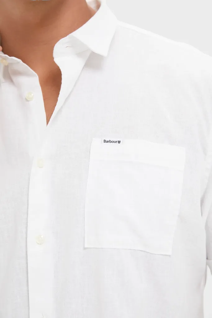 White Nelson Short Sleeve Summer Fit Shirt sold by Tuckernuck product image thumbnail 5