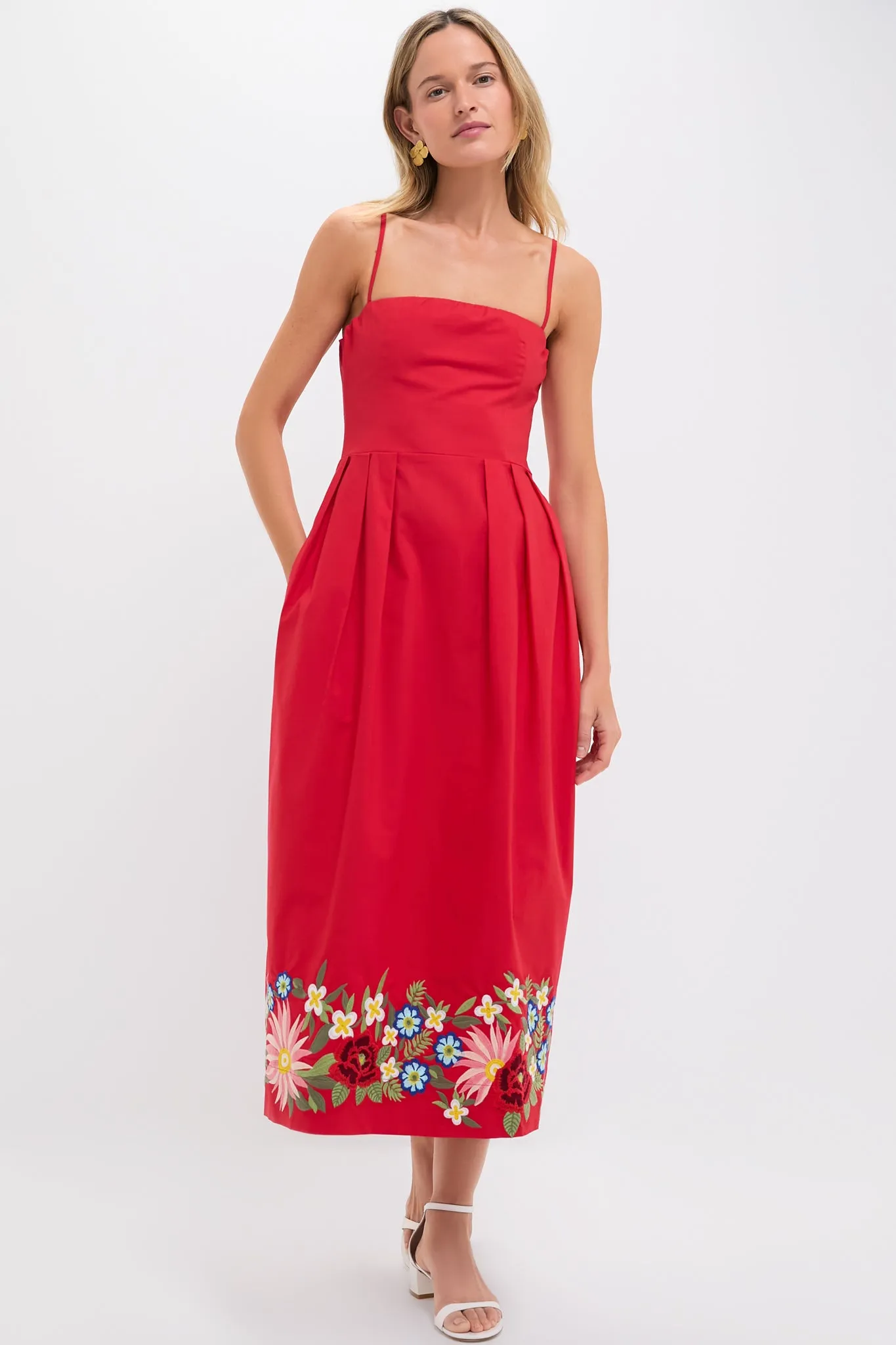 Exclusive Red Ivy Dress sold by Tuckernuck