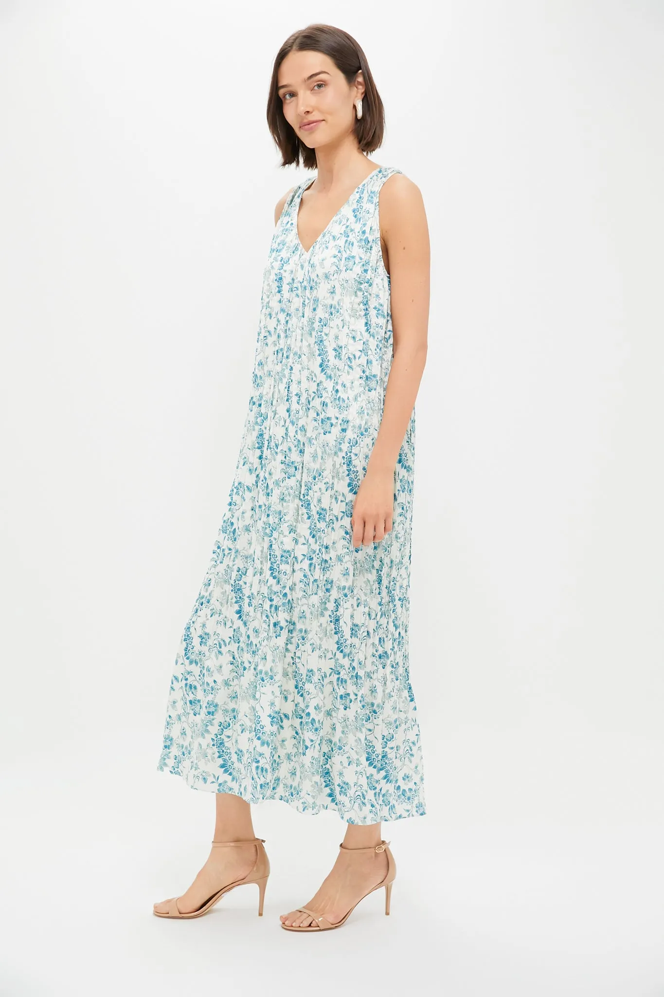 Jardin De Fleurs Plisse Crinkle Alina Dress sold by Tuckernuck product image thumbnail 4
