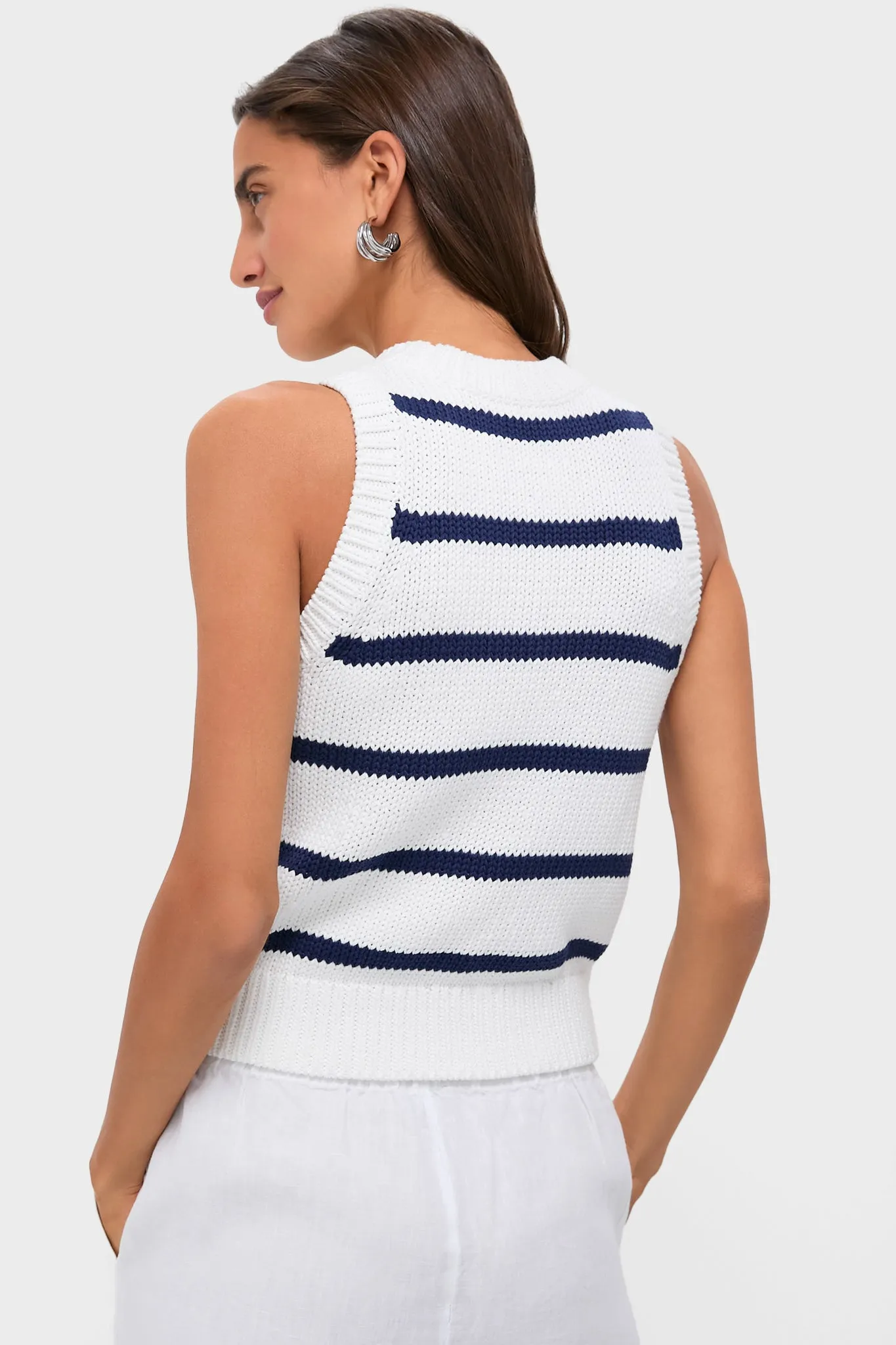 Hana Stripe Marsh Sweater Tank sold by Tuckernuck product image thumbnail 4