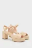 Natural Raffia Deidre Heels sold by Tuckernuck