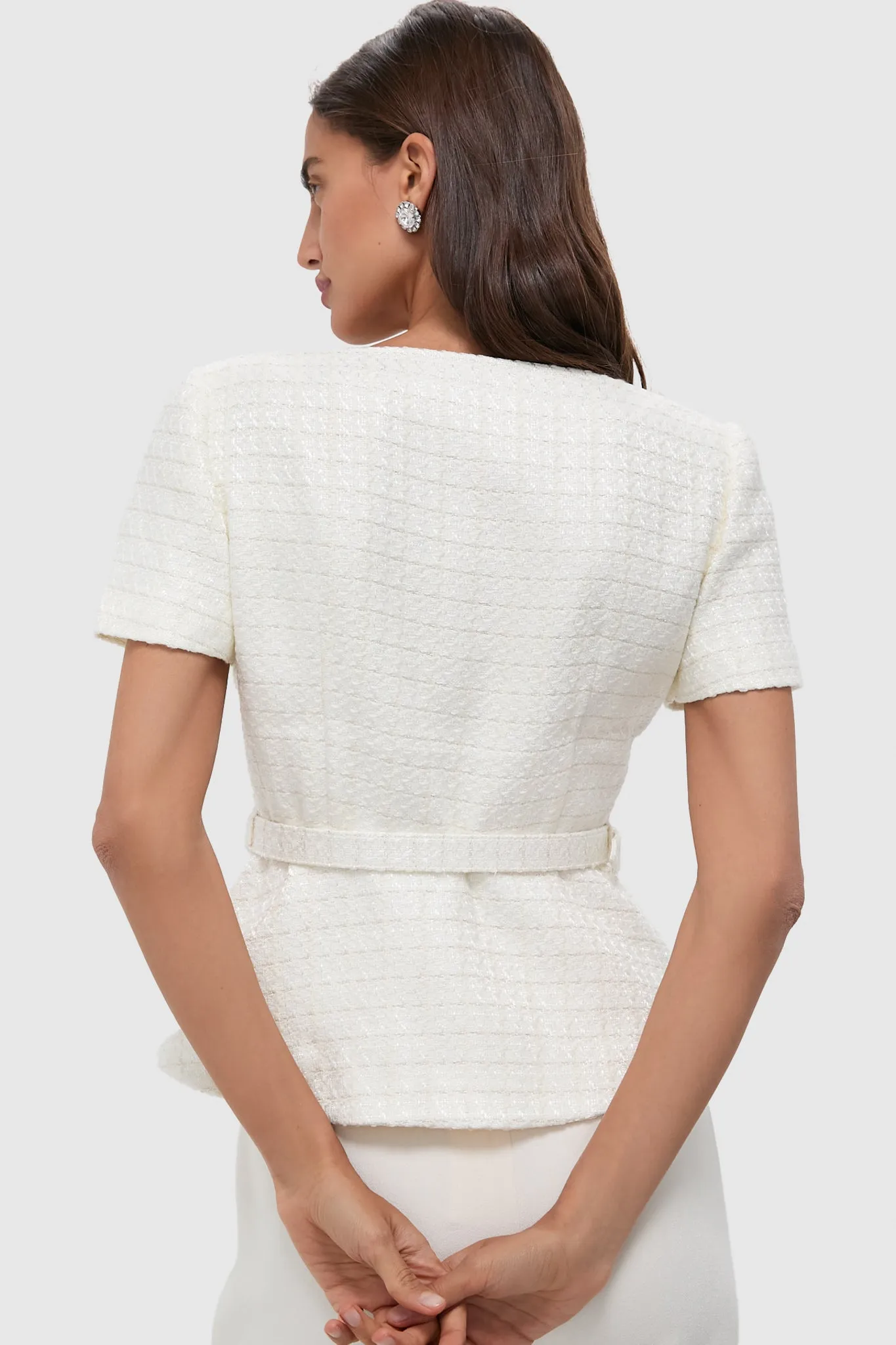 Cream Boucle Top sold by Tuckernuck product image thumbnail 3