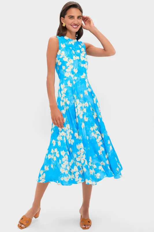 Little Lillies on Electric Blue Caridad Midi Dress sold by Tuckernuck