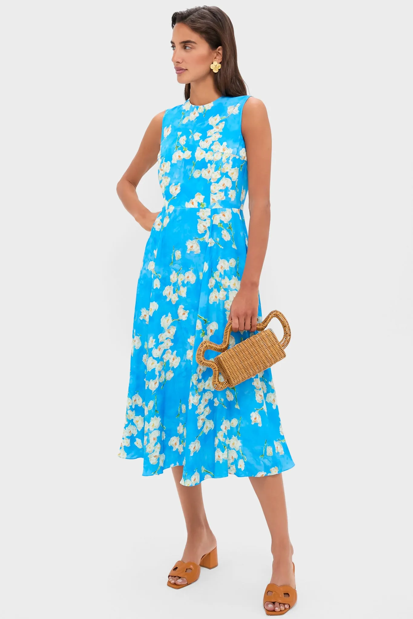 Little Lillies on Electric Blue Caridad Midi Dress sold by Tuckernuck product image thumbnail 2