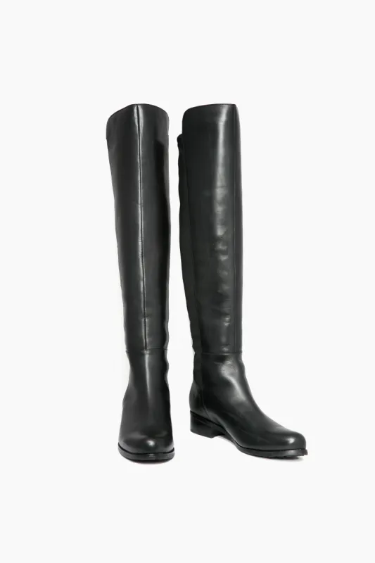 Black Leather Velma Boots made by Blondo