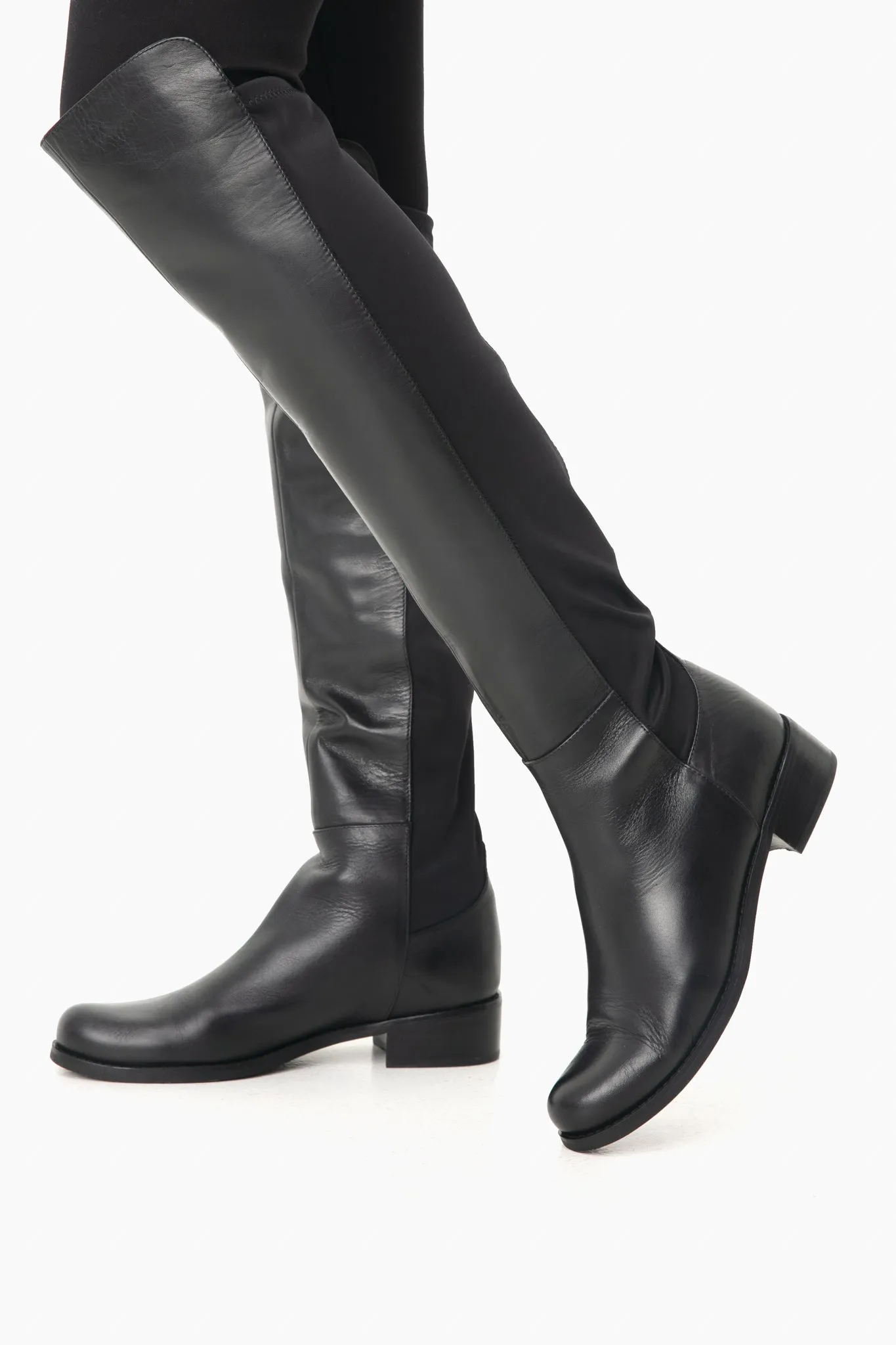 Black Leather Velma Boots sold by Tuckernuck product image thumbnail 2