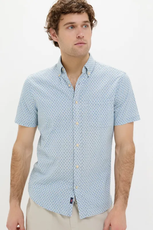 Fish Scale Breeze Shirt sold by Tuckernuck