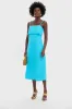 Aqua Linen Azura Midi Dress sold by Tuckernuck