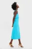 Aqua Linen Azura Midi Dress sold by Tuckernuck