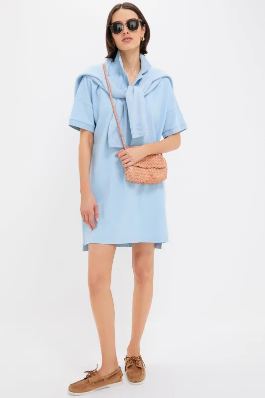 Light Blue Pique Teller Polo Dress sold by Tuckernuck