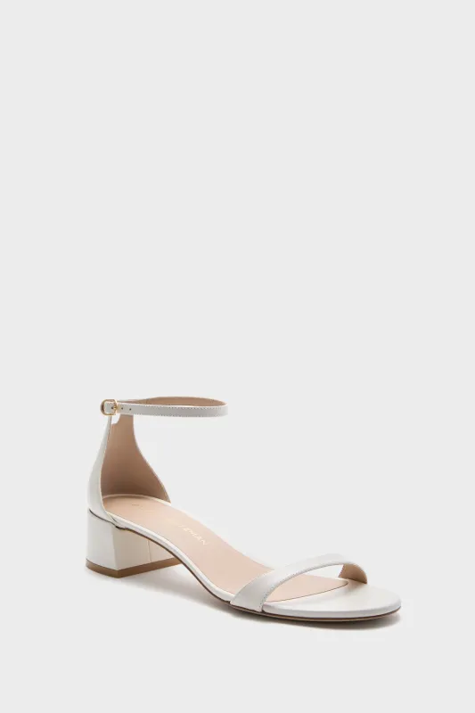 Cream Nudist Block 35 Heels sold by Tuckernuck