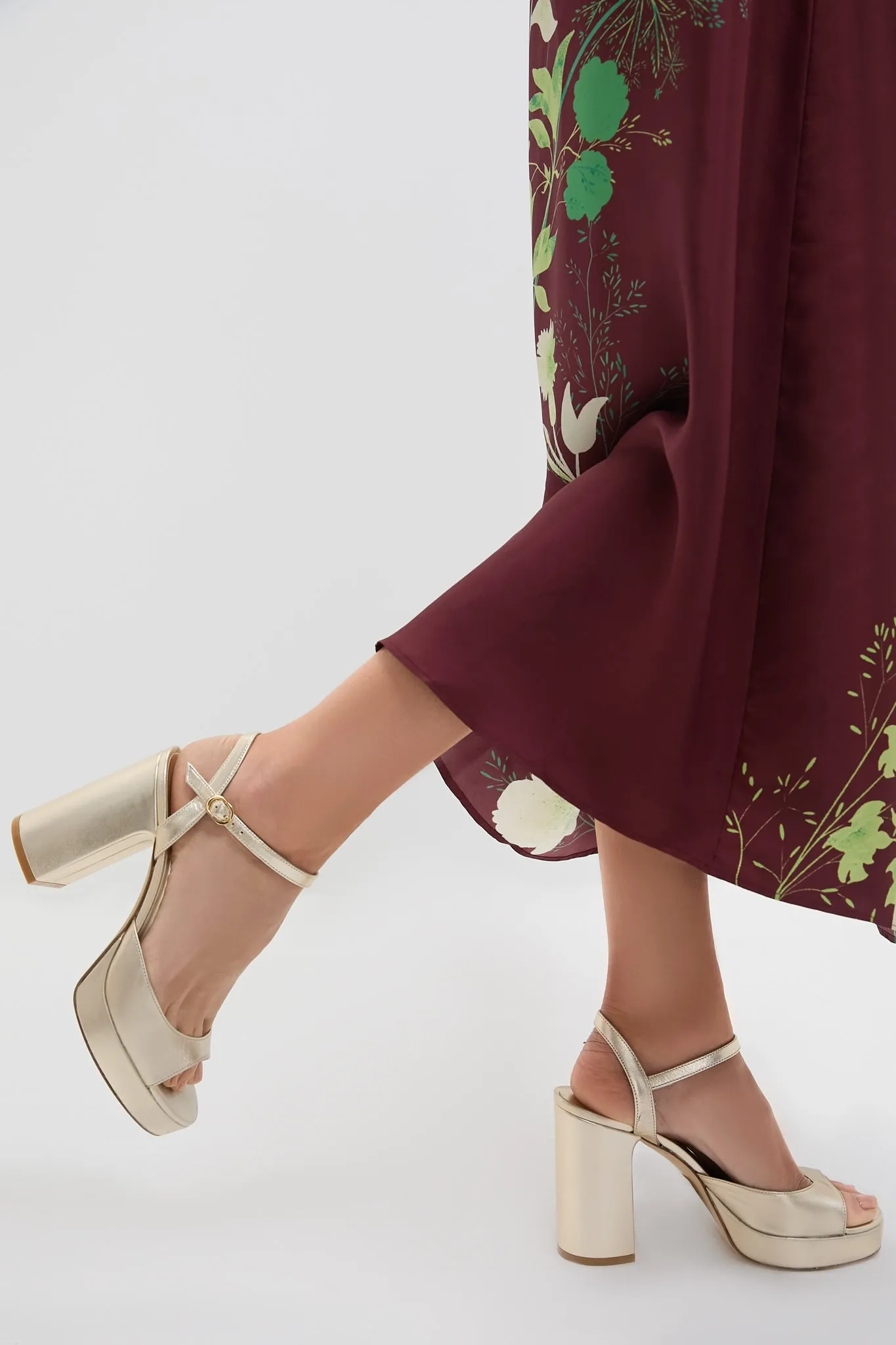 Light Gold Dayna II Platform Heels sold by Tuckernuck product image thumbnail 2