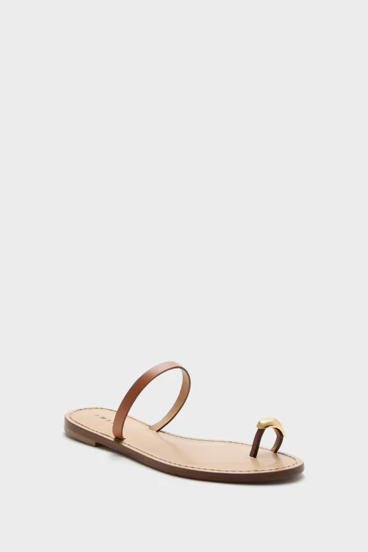 Cognac Kibera Sandals sold by Tuckernuck